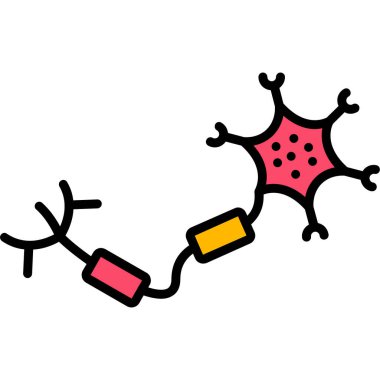 Karalama el çizilmiş bir virüs karikatürü