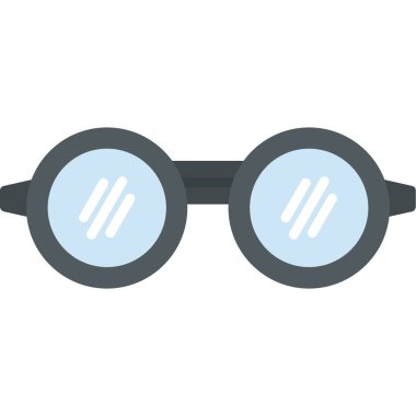 gözlük web simgesi, vektör çizim