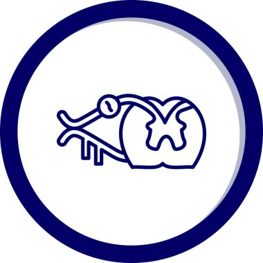 Gıda simgesinin vektör illüstrasyonu