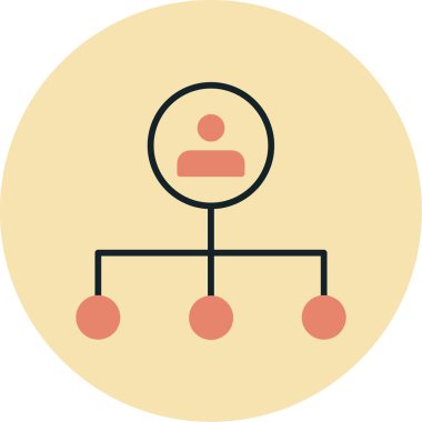 şebeke. Web simgesi basit illüstrasyon