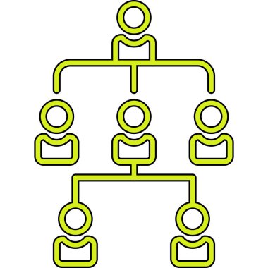 ağ bağlantısı. Basit resimleme