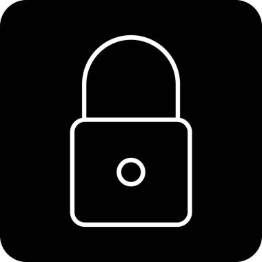 ikon vektör illüstrasyonunu kilitle