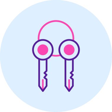 Basit vektör simgesi, gözlük illüstrasyonu