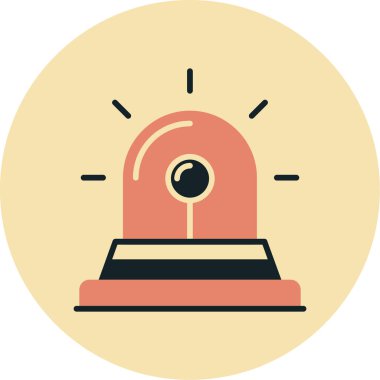 Çan simgesi vektör illüstrasyonu