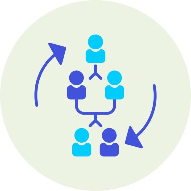 İnsan simgesinin vektör illüstrasyonu