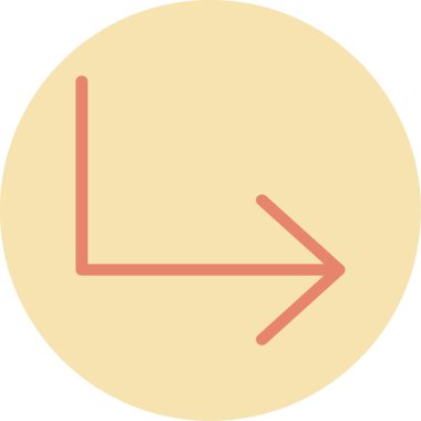 ok yönü simgesi doldurulmuş - taslak biçimi