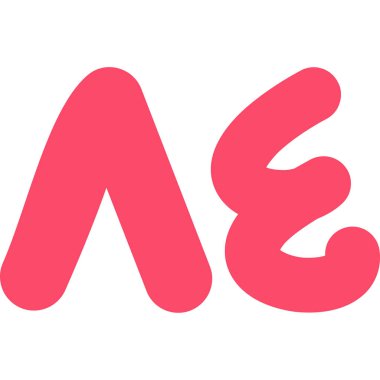 yazı tipi vektör illüstrasyon tasarımı