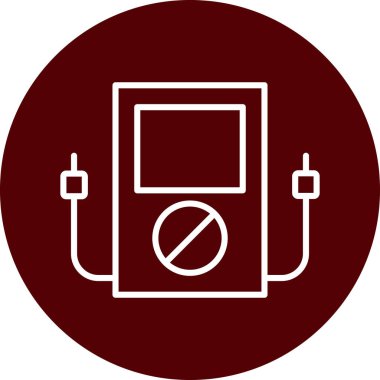 Modern b 'nin vektör illüstrasyonu eksik simgesi