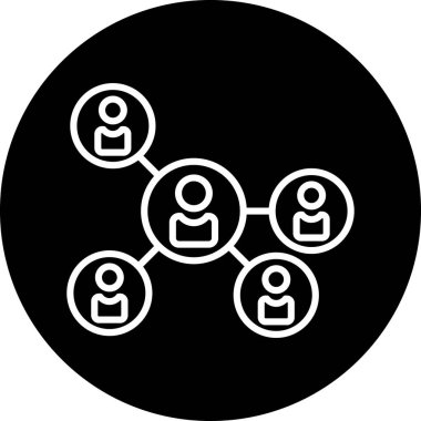 İnsan simgesinin vektör illüstrasyonu