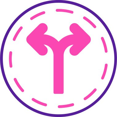 Bir kadın simgesinin vektör illüstrasyonu