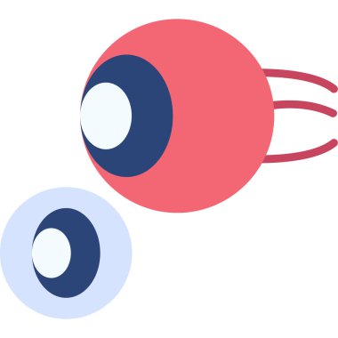 Göz simgesi. Basit resimleme