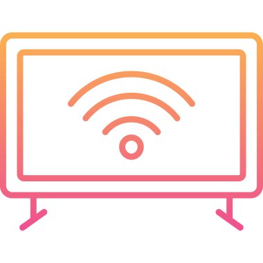 Dizüstü bilgisayar simgesi vektör çizimi