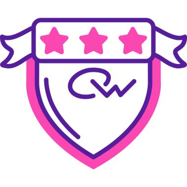 Kurdeleli bir yıldızın vektör çizimi