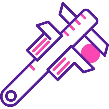 tornavida ikonu vektör çizimi