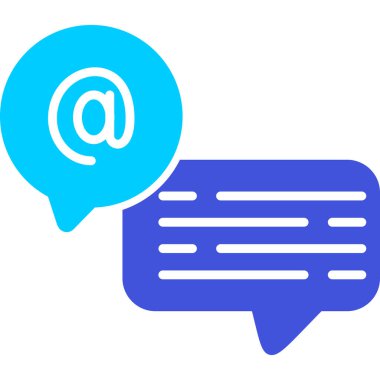 sohbet kabarcıkları vektör illüstrasyon