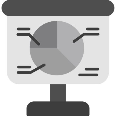 düz biçimli ağ veri merkezi simgesi