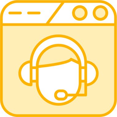 Müzik. Web simgesi basit illüstrasyon