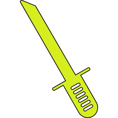 beyaz arkaplanda karalama bıçağı