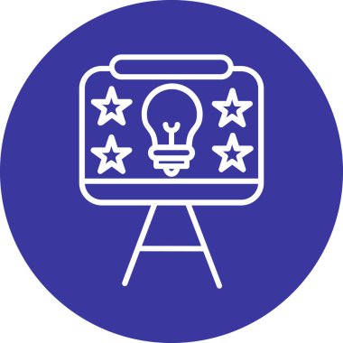 ampul simgesi vektör illüstrasyonu