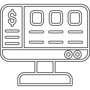 para makinesi simgesi, özet biçimi