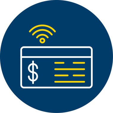 para ve finans simgesi, vektör illüstrasyonu