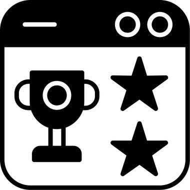 yıldız simgesi, vektör illüstrasyonu, tasarım