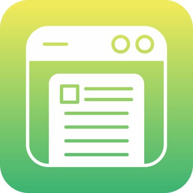 Güzel Kart vektör satırı simgesi