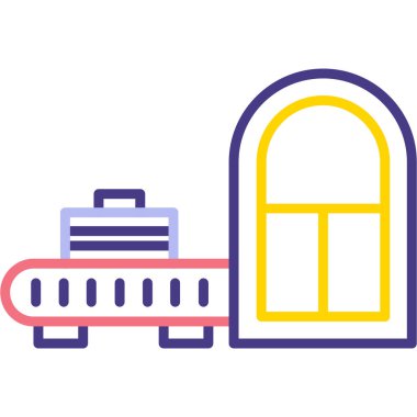 Yapı simgesinin vektör illüstrasyonu