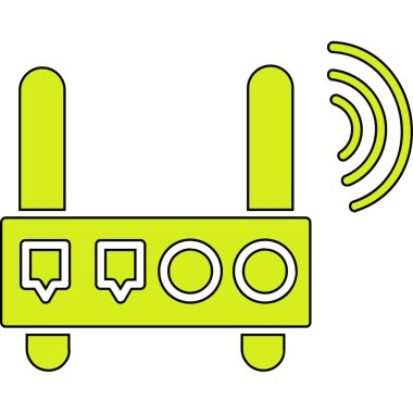 Modern bir simgenin vektör illüstrasyonu