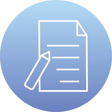 Dosya simgesinin vektör illüstrasyonu