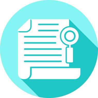 Belge. Web simgesi basit illüstrasyon