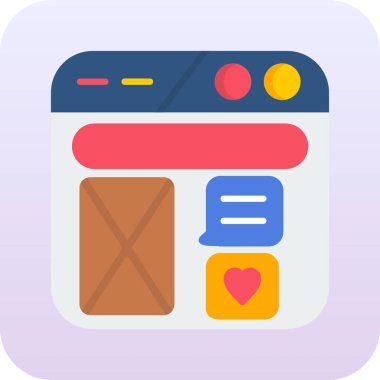 Web renk simgesi, vektör illüstrasyonu