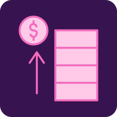 Dolar banknotu. Basit tasarım