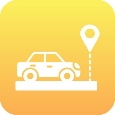 harita simgesi vektör illüstrasyonu