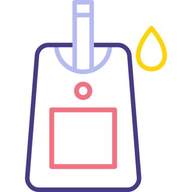 yağ damlası ikon vektör illüstrasyonu