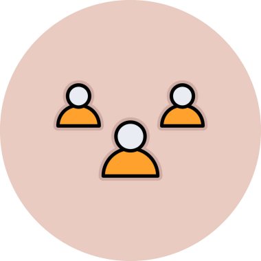 İnsan simgesinin vektör illüstrasyonu