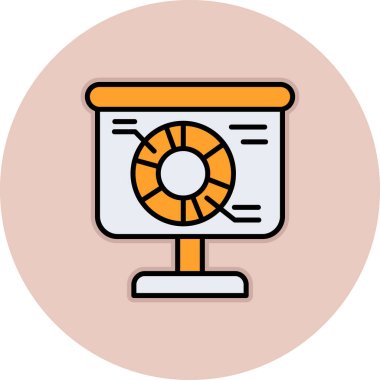 Modern simgenin vektör illüstrasyonu