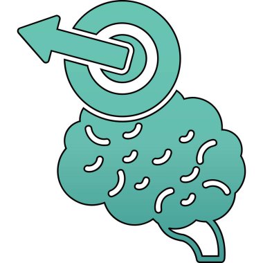 Şirin bir çizgi film karakterinin vektör çizimi