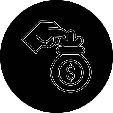 para çantası vektör simgesi