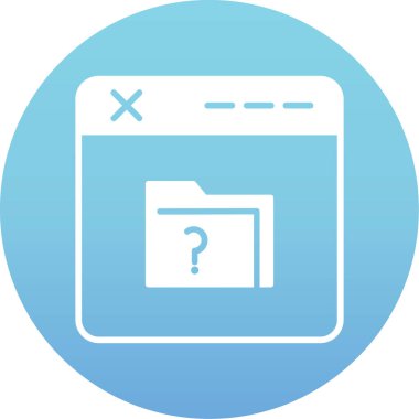 Tarayıcı. Web simgesi basit illüstrasyon