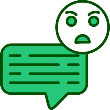 Mesaj var. Web simgesi basit illüstrasyon