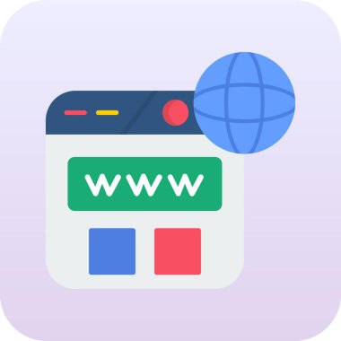 Web sitesi tasarımı için web tasarım şablonu simgesi