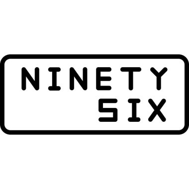 Beyaz arkaplanda izole edilmiş 6 numaralı simge