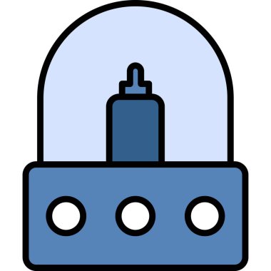 Dolgu simgesi vektör illüstrasyonu
