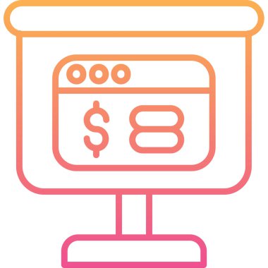 para web simgesi basit illüstrasyon