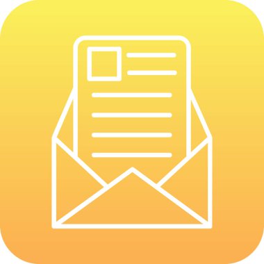 e- posta simgesi vektör illüstrasyonu