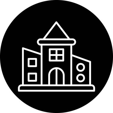 ev simgesi vektör illüstrasyonu