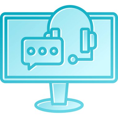 bilgisayar simgesi vektör illüstrasyonu