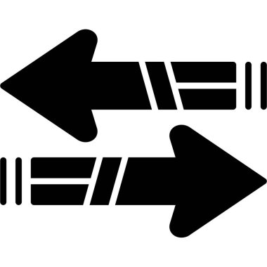 ok simgesi, vektör illüstrasyonu