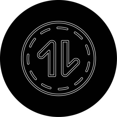 Modern b 'nin vektör illüstrasyonu eksik simgesi